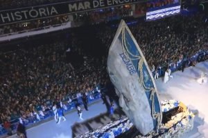 Barco da comissão de frente da Beija-Flor — Foto: 1 de 1 Barco da comissão de fr