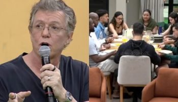Foto: 1 de 1 Montagem de imagens mostra Boninho (à esquerda) e participantes da