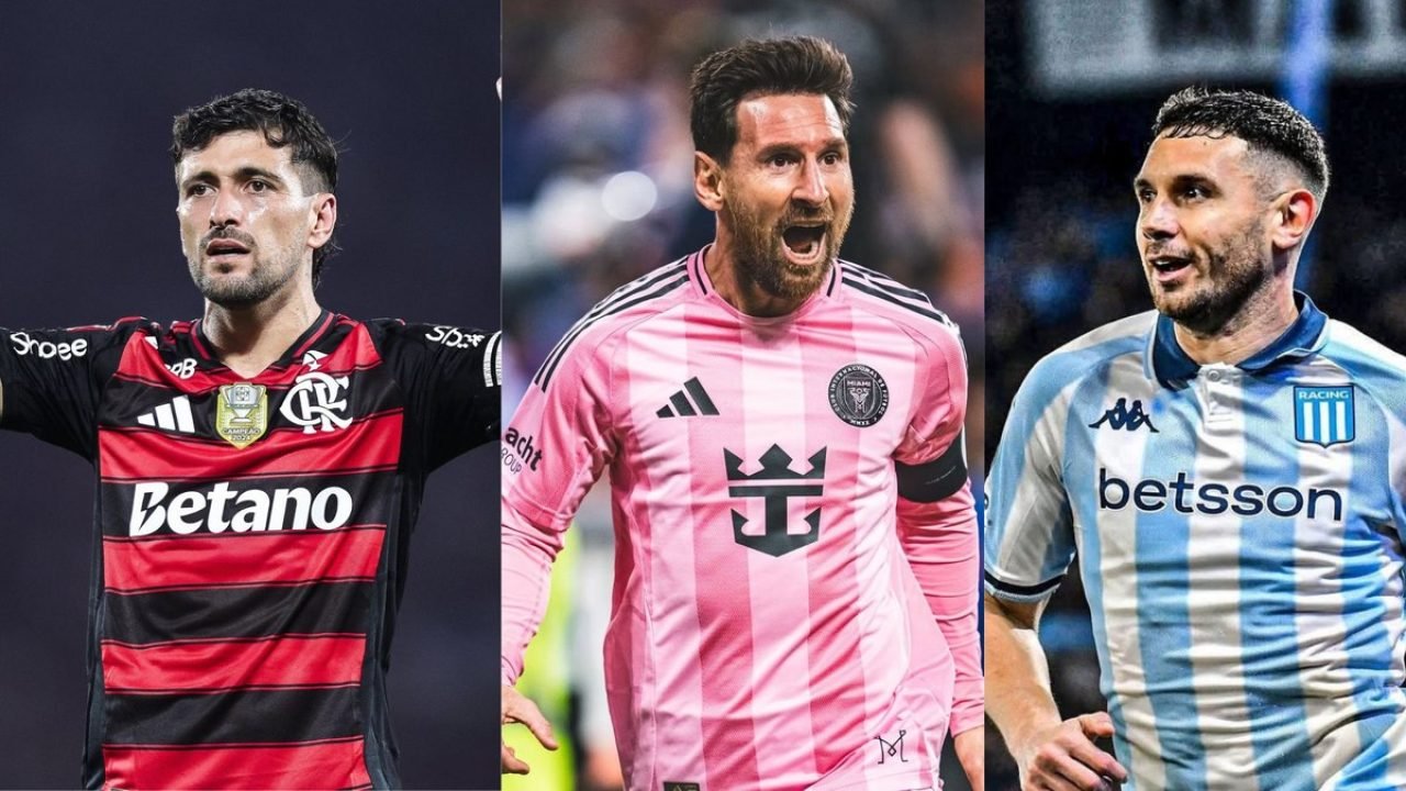 Arrascaeta, Messi e Martínez são os finalistas ao prêmio Rei da América 2025 — F
