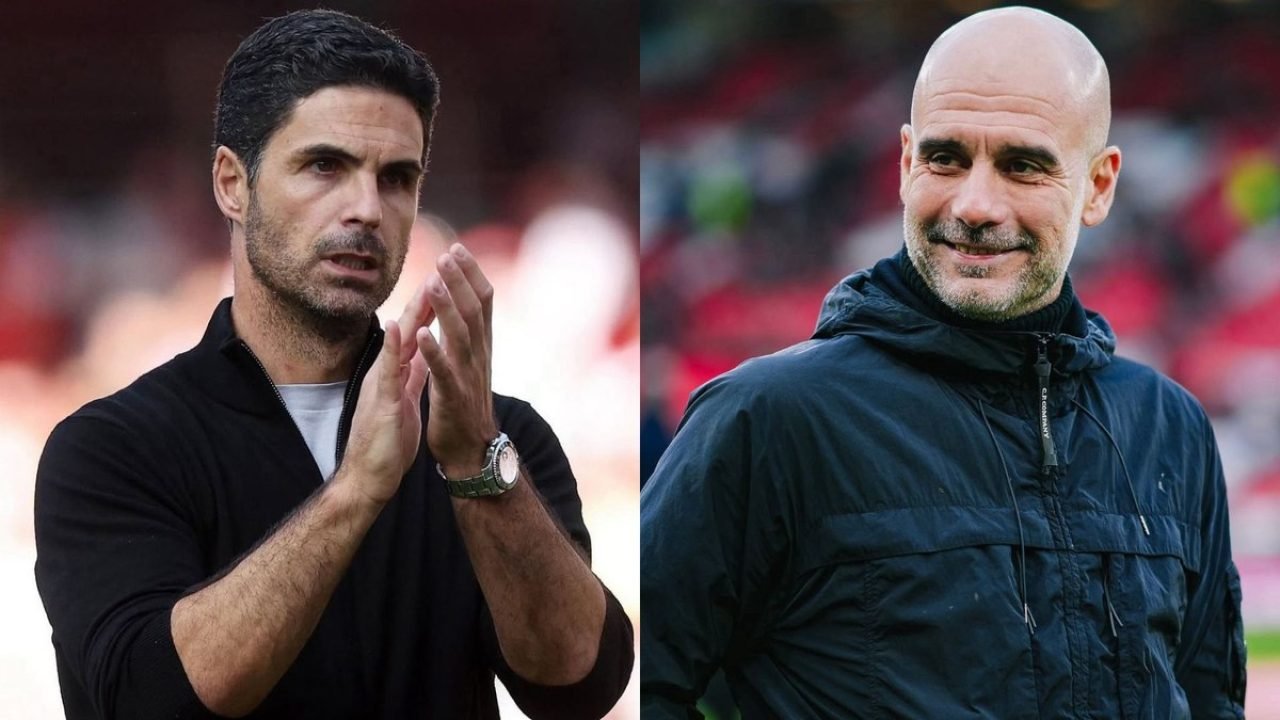Foto: Reprodução/Instagram mikelarteta e mancityMikel Arteta e Guardiola disputa