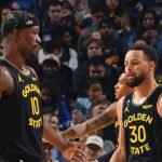 Jimmy Butler atua ao lado de Stephen Curry no GSW — Foto: Reprodução/XJimmy Butl