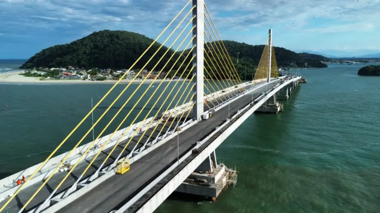 Ponte de Guaratuba — Foto: Ponte de Guaratuba (Foto: Jonathan Campos/AEN)