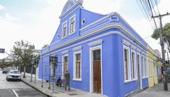 A Casa Maleski, um imóvel construído em 1914, que fica na esquina das ruas Traja