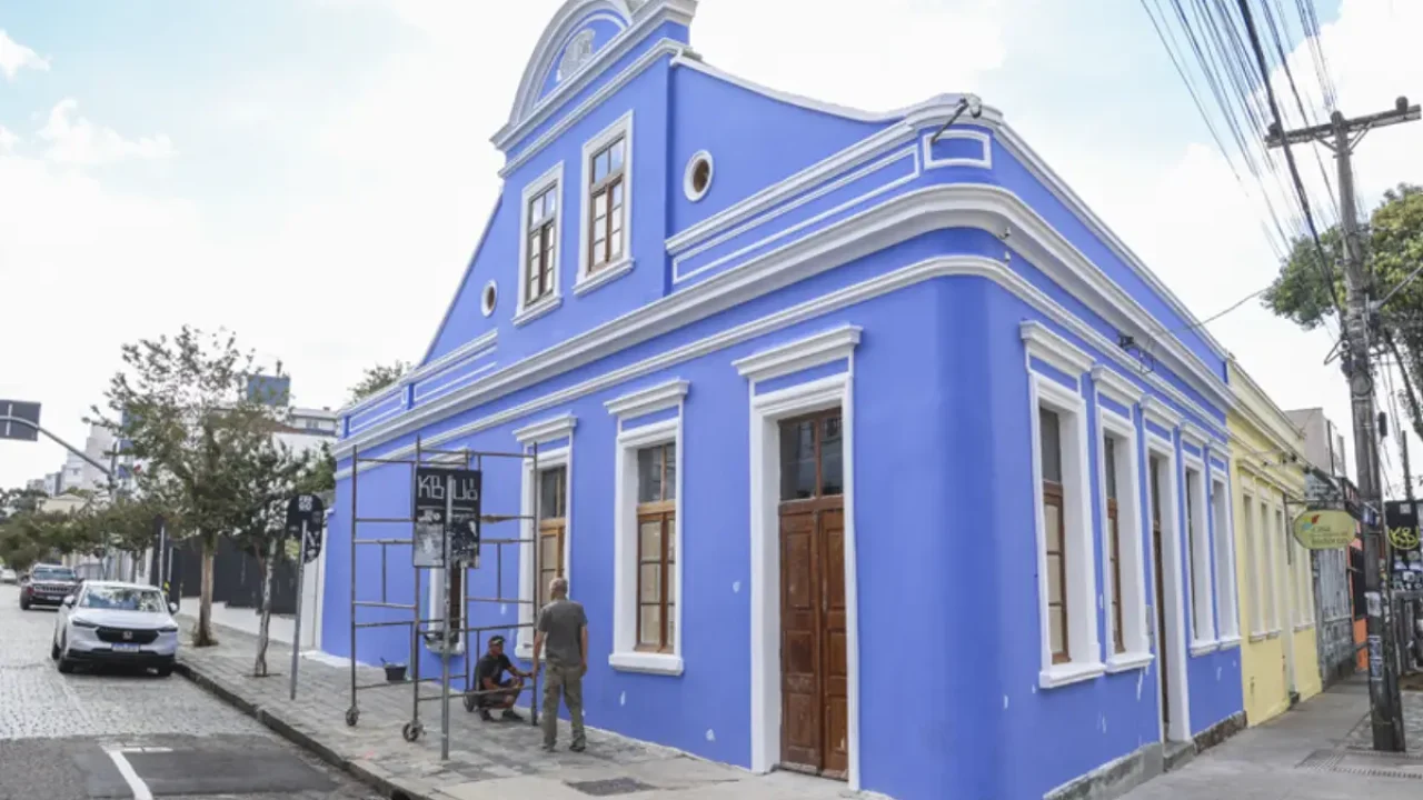 A Casa Maleski, um imóvel construído em 1914, que fica na esquina das ruas Traja