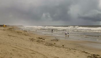 Imagem sugere a intensidade das tempestades durante o Carnaval. — Foto: Governo