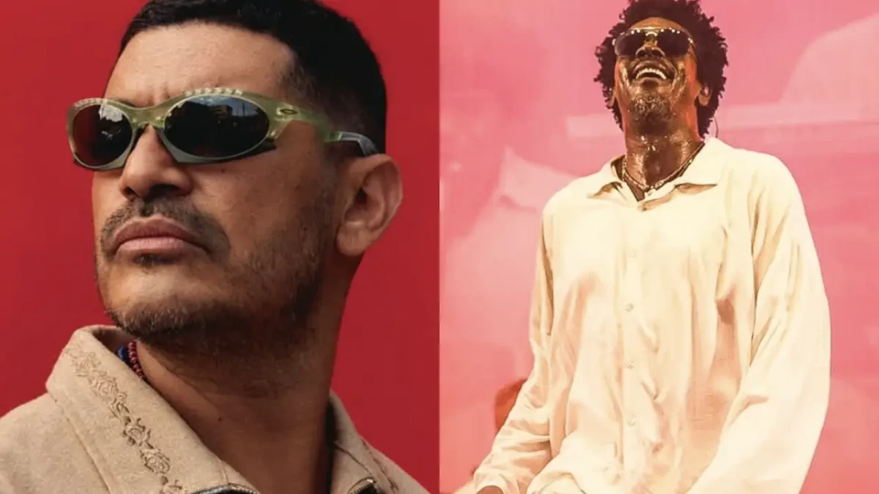 Seu Jorge e Criolo farão show juntos no Coolritiba 2026 — Foto: Seu Jorge e Crio