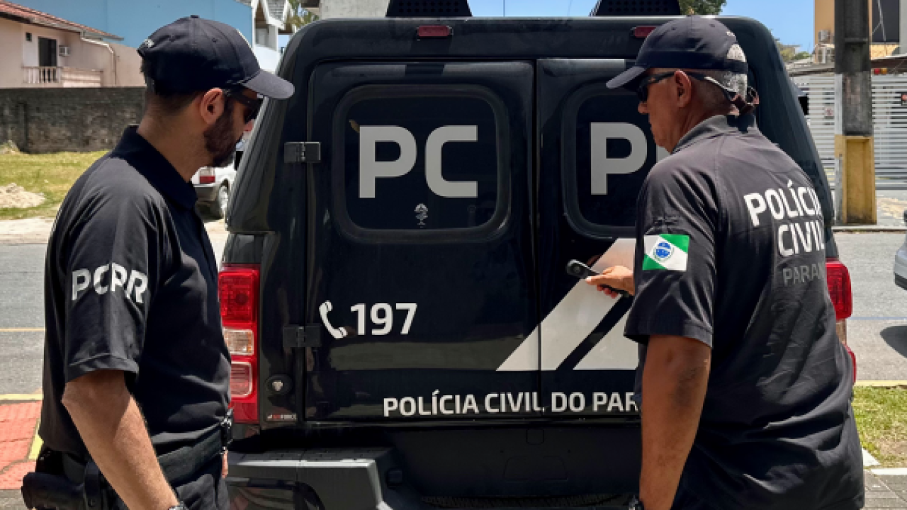 Prisão ocorreu no Balneário Gaivotas, em Matinhos — Foto: Governo do Paraná