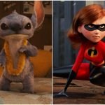 Foto: 1 de 1 Montagem com fotos coloridas dos filmes Lilo & Stitch e Os Incrívei