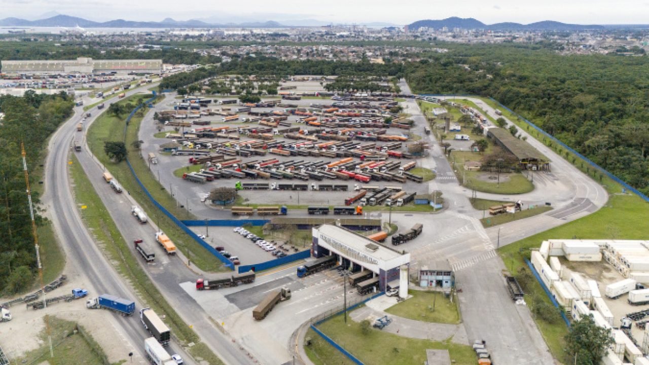 Pátio de Triagem de Paranaguá — Foto: Governo do Paraná