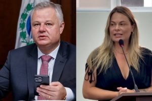 Dr. Gustavo Botogoski (PL) e a vice-prefeita é Tatiana Assuiti (Colagem/Divulgação)