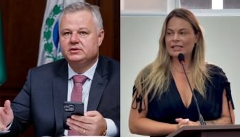 Dr. Gustavo Botogoski (PL) e a vice-prefeita é Tatiana Assuiti (Colagem/Divulgação)