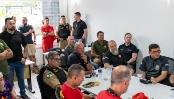 Forças de segurança atuam nos shows do Verão Maior Paraná — Foto: Governo do Par