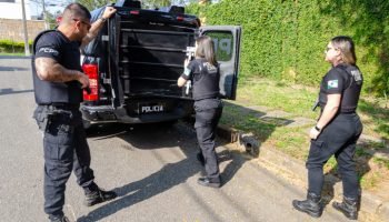 Polícia Civil prende suspeito por furto à loja de motocicletas — Foto: Governo d