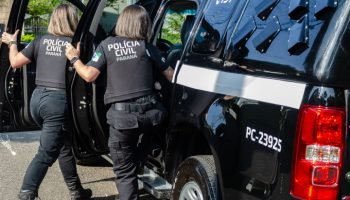 Equipamentos industriais apreendidos pela Polícia Civil do Paraná — Foto: Govern