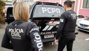 Polícia Civil prende homem foragido — Foto: Governo do Paraná