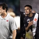 Fernando Diniz e Brenner se reencontraram no Vasco — Foto: Matheus Lima/Vasco.Fe