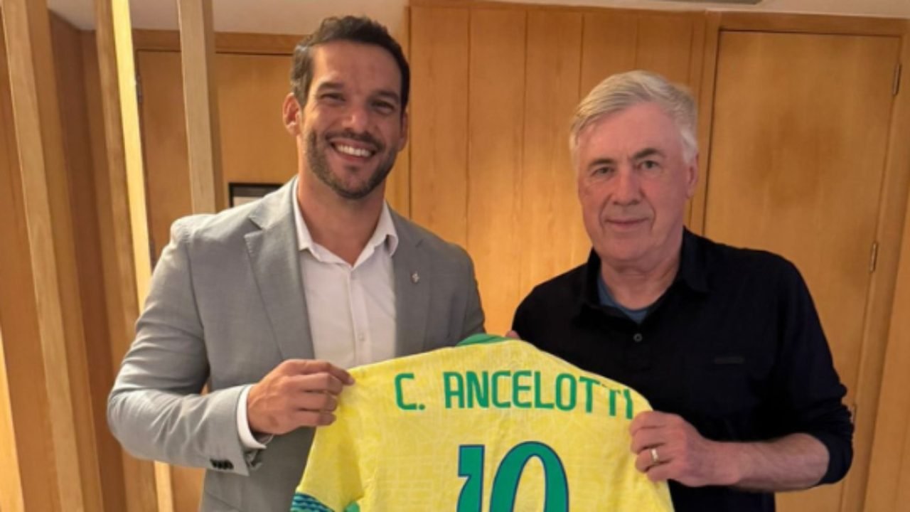 Carlo Ancelotti é o novo treinador da Seleção Brasileira — Foto: Rafael Ribeiro