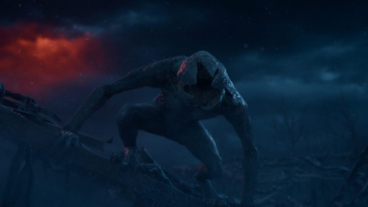 Cena do Mundo Invertido em Stranger Things