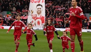 Homenagem a Diogo Jota — Foto: LiverpoolHomenagem a Diogo Jota