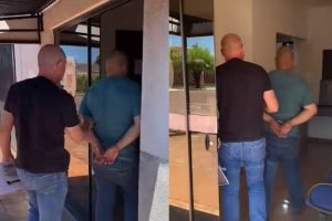 Foto da prisão do empresário condenado — Foto: Foto: Divulgação/ Polícia Civil d