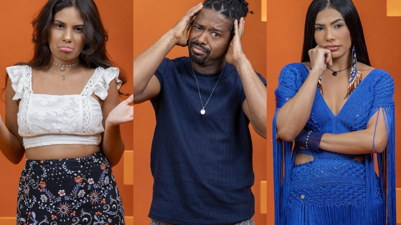 Foto: 1 de 1 Montagem de imagens para enquete mostra Gabriela, Leandro e Marciel