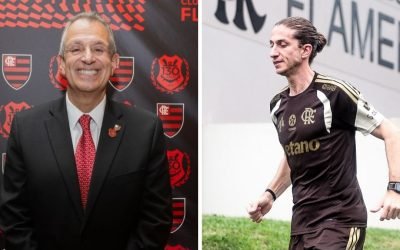 Foto: Marina Sá / Flamengo e Gilvan de Souza / FlamengoPresidente do Flamengo, B