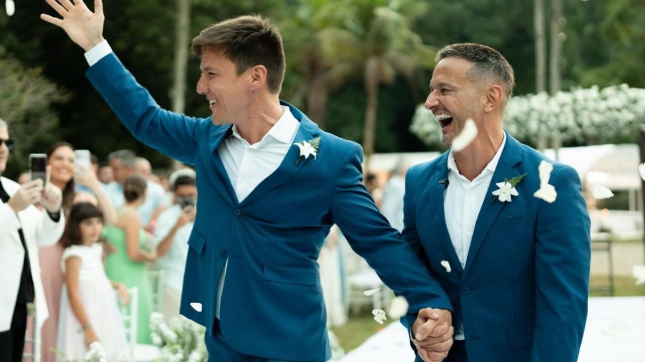 Foto: 1 de 1 Felipe Suhre, ex-repórter do Mais Você, se casou com o diretor Eric