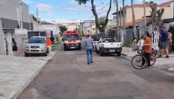 Cena de crime em Curitiba — Foto: Foto: Manoel Costacurta