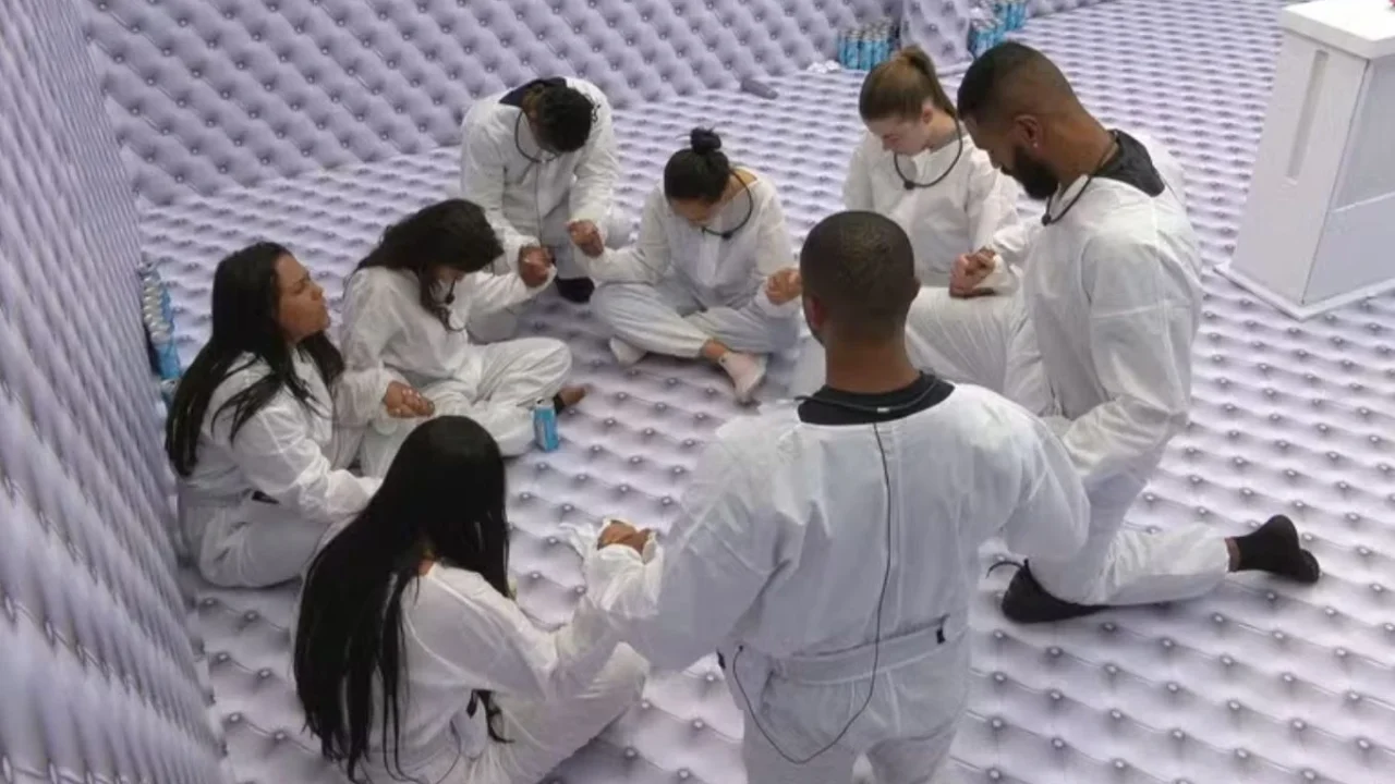 Quarto Branco do BBB 26 — Foto: 1 de 1 Quarto Branco do BBB 26 - Foto: Reproduçã