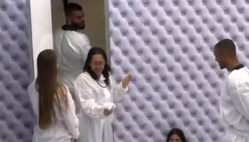 Participantes do Quarto Branco do BBB 26 — Foto: 1 de 1 bbb 26 cagaram e esfrega