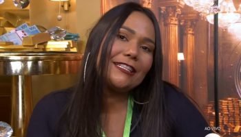 Foto: 1 de 1 Foto colorida de Chaiany no Confessionário do BBB 26 - Metrópoles -