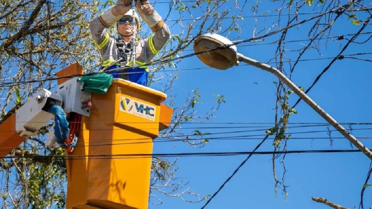 Desligamento programado da Copel — Foto: Foto: Copel