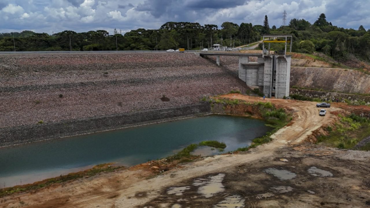 Reservatório Miringuava — Foto: Governo do Paraná