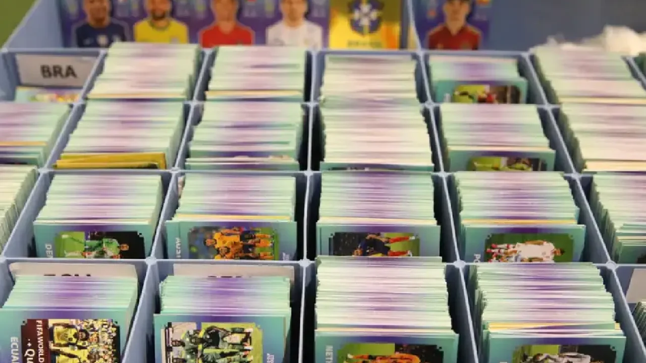 Alguns cromos se destacam pela alta procura — Foto: Alguns cromos se destacam pe