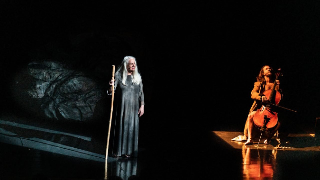 O espetáculo Ficções, inspirado no livro Sapiens, chega ao Teatro Guaíra — Foto: