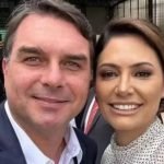 flavio-bolsonaro-e-michelle-gravam-juntos