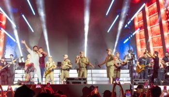 Banda da PM se apresenta no Verão Maior Paraná — Foto: Governo do Paraná