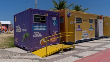 Banheiros climatizados no Litoral do Paraná — Foto: Governo do Paraná