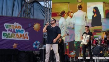 Shows de artistas locais no Palco Sunset — Foto: Governo do Paraná
