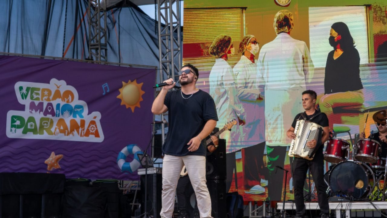 Shows de artistas locais no Palco Sunset — Foto: Governo do Paraná