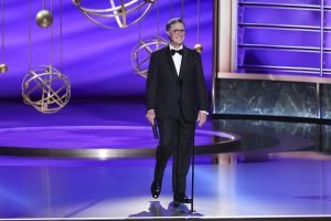 Stephen Colbert no Emmy Awards — Foto: 1 de 1 Imagem colorida de Stephen Colbert