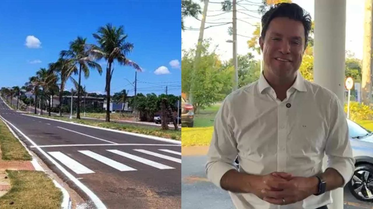 Secretário das Cidades, Guto Silva, comemora os avanços do Programa Asfalto Novo, Vida Nova (Foto: Divulgação)