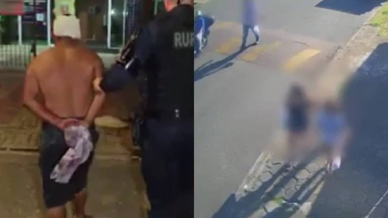 Homem é preso após denúncias de importunação em Fazenda Rio Grande — Foto: Foto: