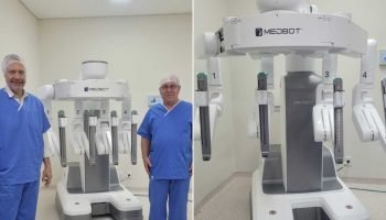 Hospital em Foz do Iguaçu inaugura cirurgia robótica — Foto: H2FOZ