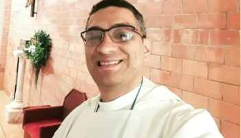 Ronaldo dos Santos Araujo, padre piauiense que casou Cristiano Ronaldo e Georgina Rodríguez — Foto: Divulgação | Arquidi