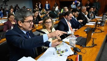 Senador Randolfe Rodrigues (PT-AM) foi um dos que lideraram o 'enterro' do relatório da CMPI (Foto: Marcos Oliveira/Agência Senado)