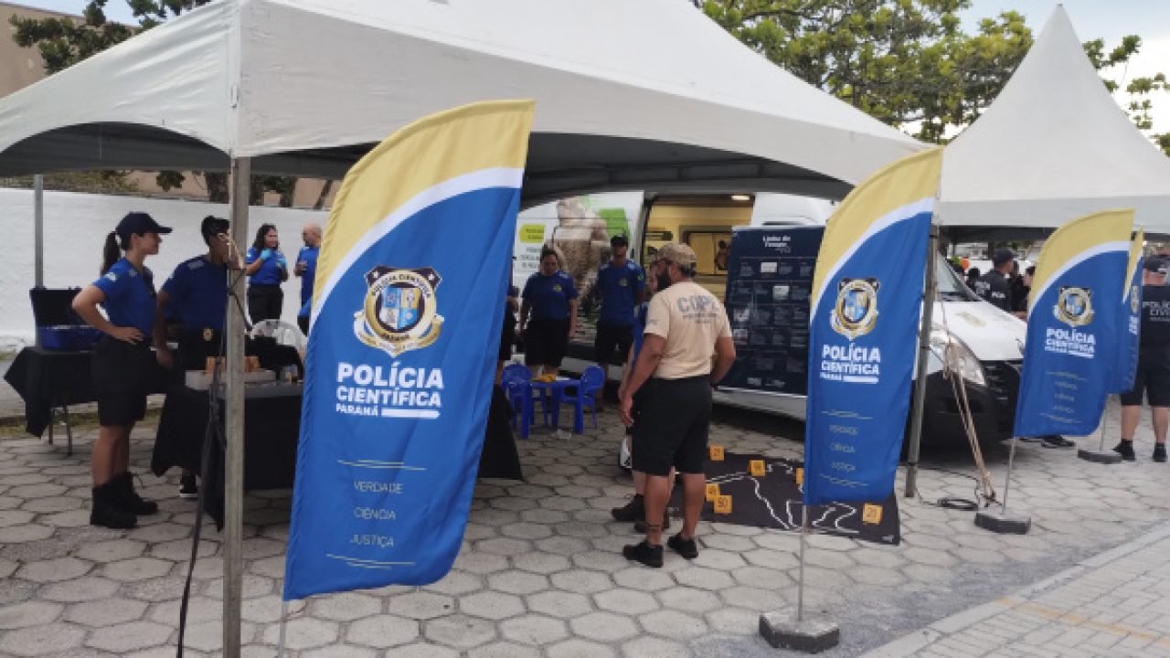 Exposição do Museu Paranaense de Ciências Forenses — Foto: Governo do Paraná