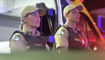 Polícia Militar do Paraná em ação durante o Verão Maior — Foto: Governo do Paran