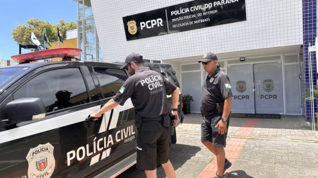 Homem preso por descumprir medidas protetivas em Matinhos — Foto: Governo do Par