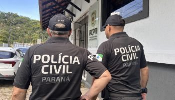 Polícia Civil do Paraná em ação. — Foto: Governo do Paraná